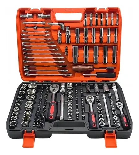 Jogo de Ferramentas Manual com 216 Peças: Kit Profissional Completo