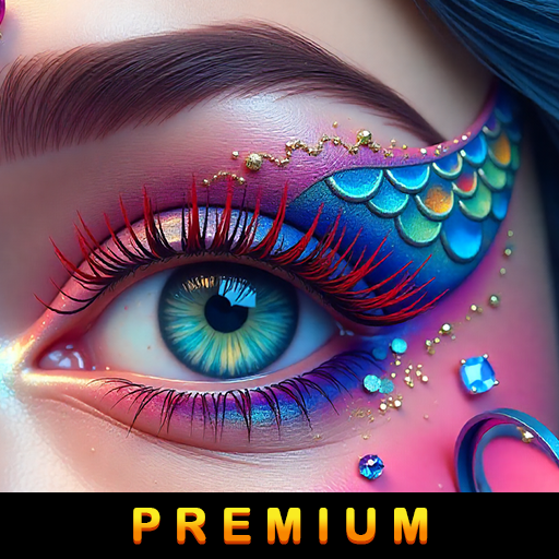 Jogo de Maquiagem Artística dos Olhos para Meninas - Premium
