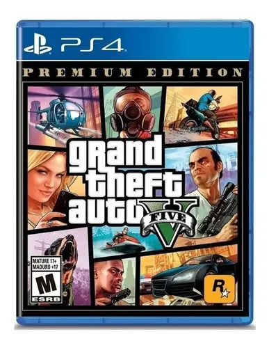 Jogo PS4 Grand Theft Auto V Premium Edition - Mídia Física