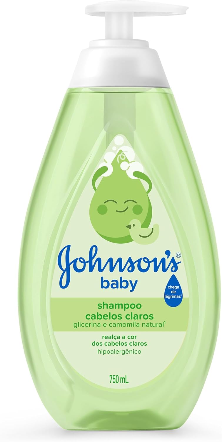 Johnson's Baby Shampoo Para Cabelos Claros 750ml