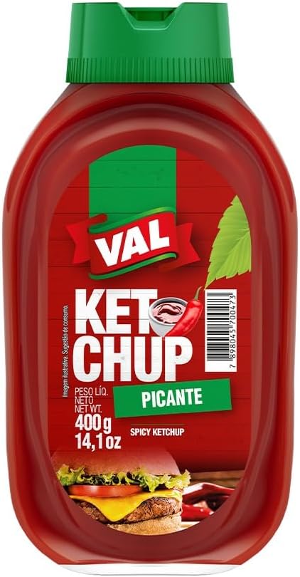 Vale a pena comprar o Ketchup Picante Val em Bisnaga de 400g?
