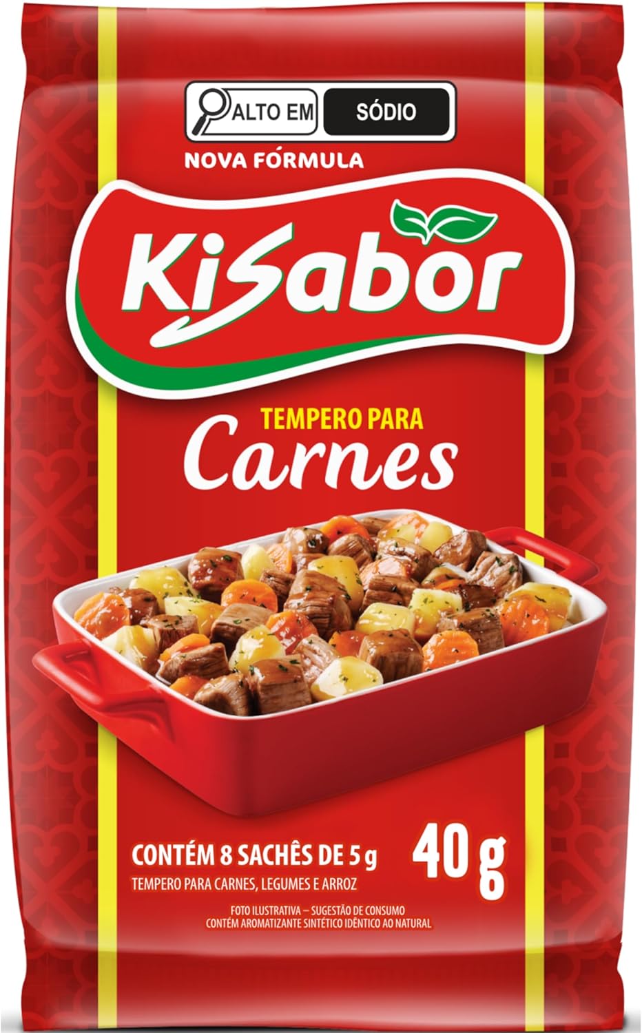 KiSabor Tempero Para Carnes: Praticidade em Sachês de 5g