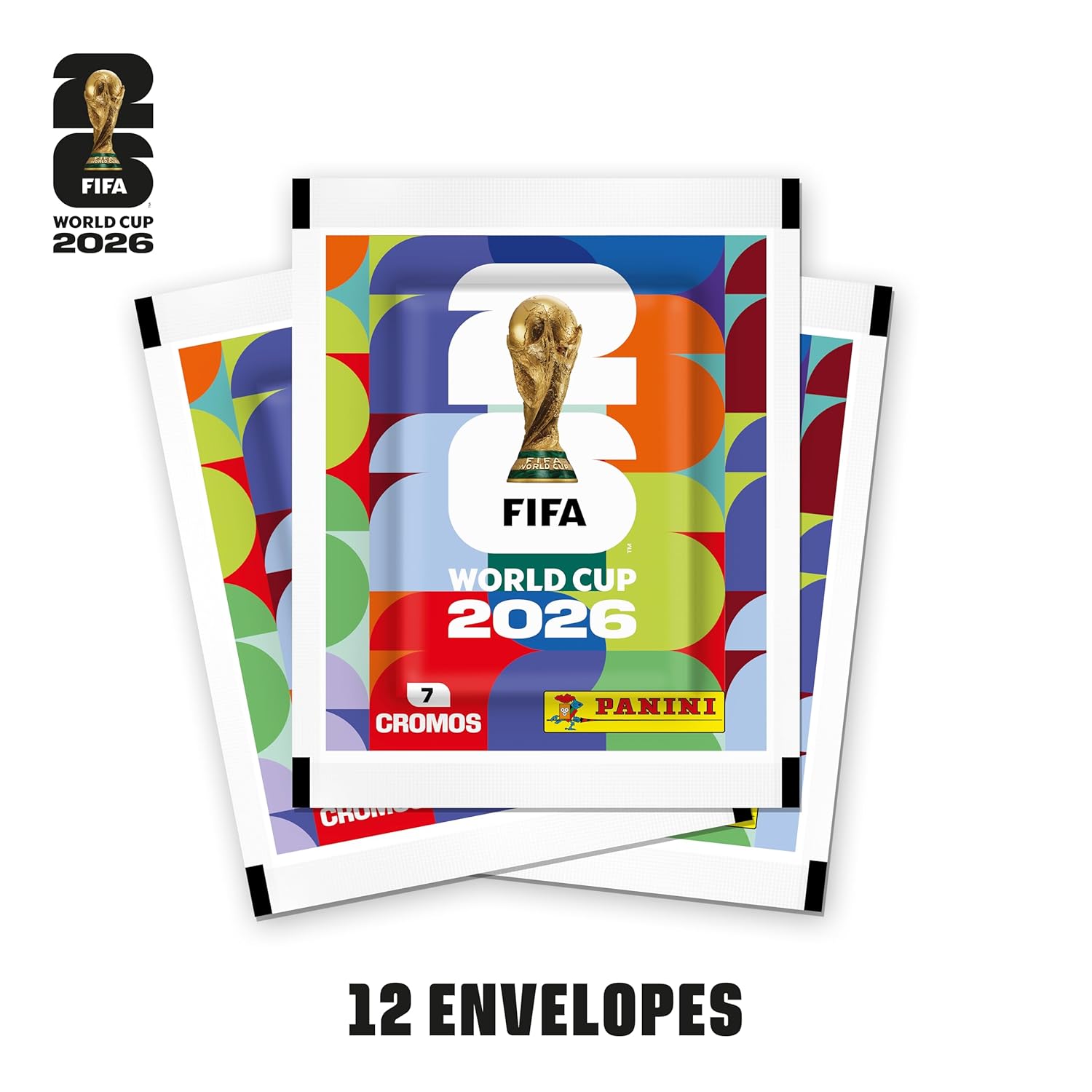 Kit com 12 Envelopes de Figurinhas Copa do Mundo FIFA 2026™