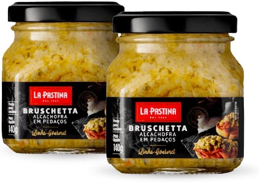 Kit 2 Bruschetta de Alcachofra 140g La Pastina