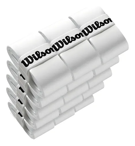 Kit 20 Overgrip Wilson Para Beach Tennis, Tênis e Padel - Branco