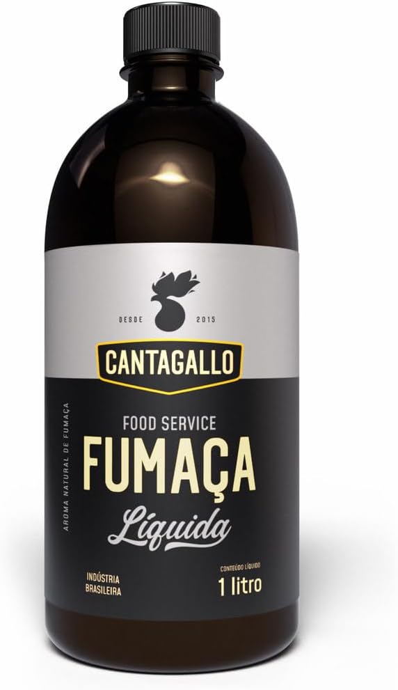 Kit com 2un Fumaça Líquida CantaGallo 1 Litro: Potencializando o Sabor Defumado