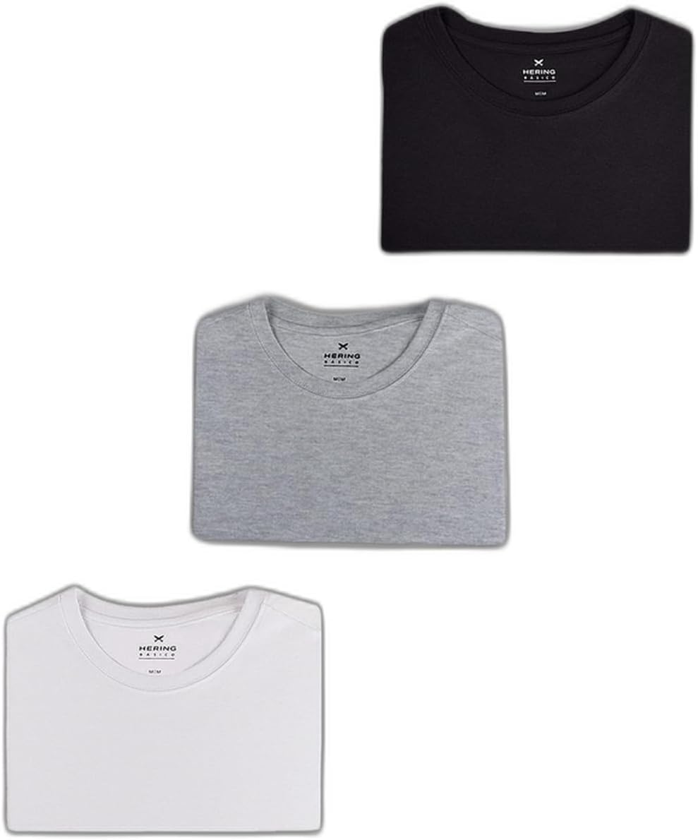 Kit Com 3 Camisetas Masculinas Básicas Hering: Conforto e Versatilidade