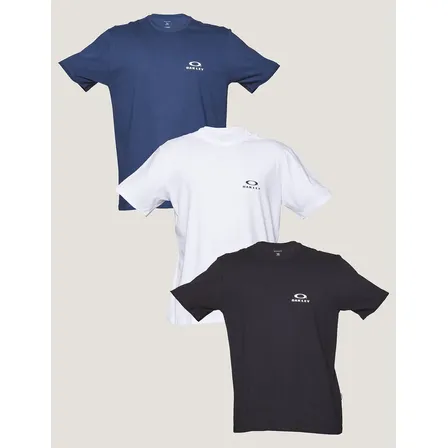 Kit 3 Camisetas Oakley Masculino Ellipse Logomarca