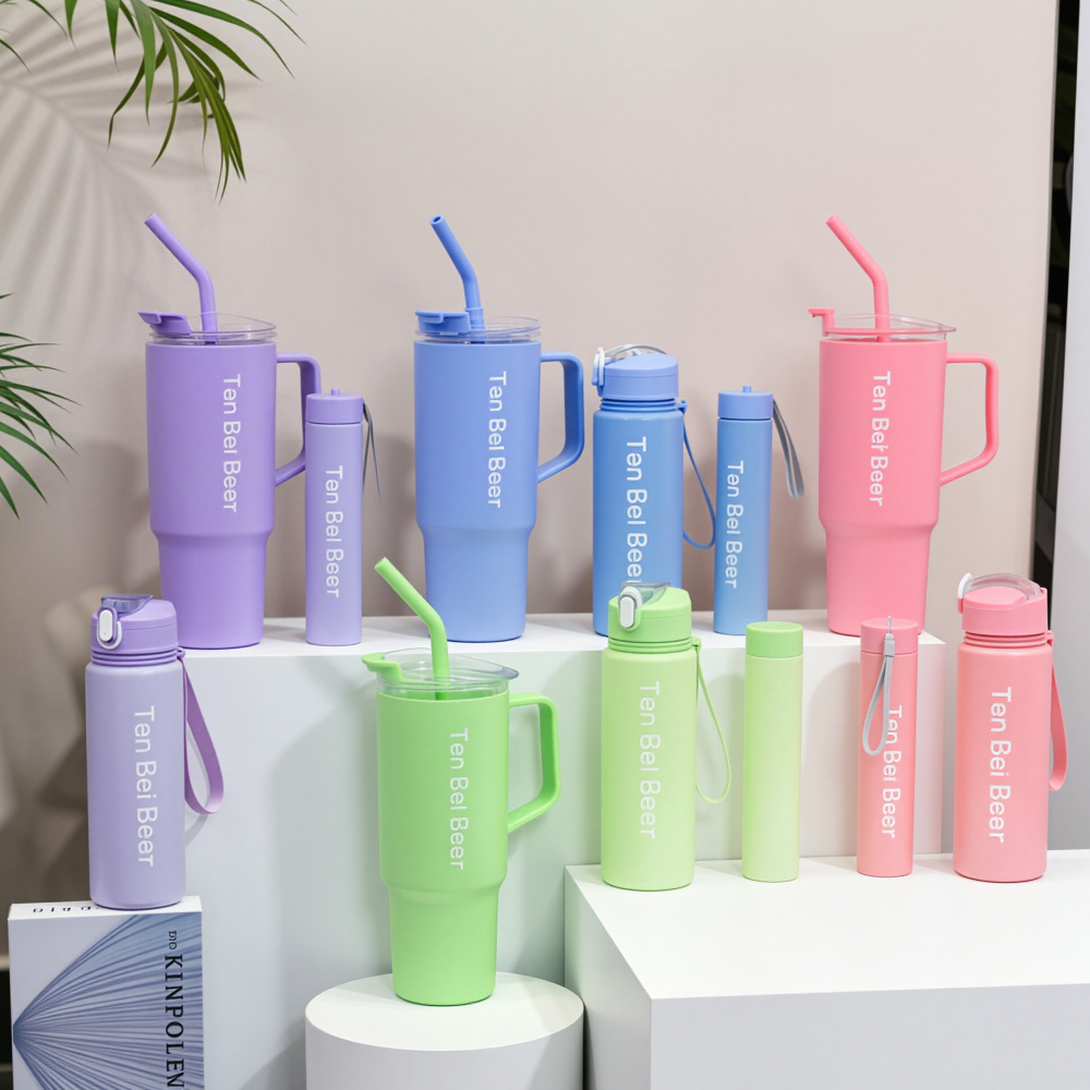 Kit 3 Garrafas Squeeze Motivacionais 1.2L, 800ml e 300ml