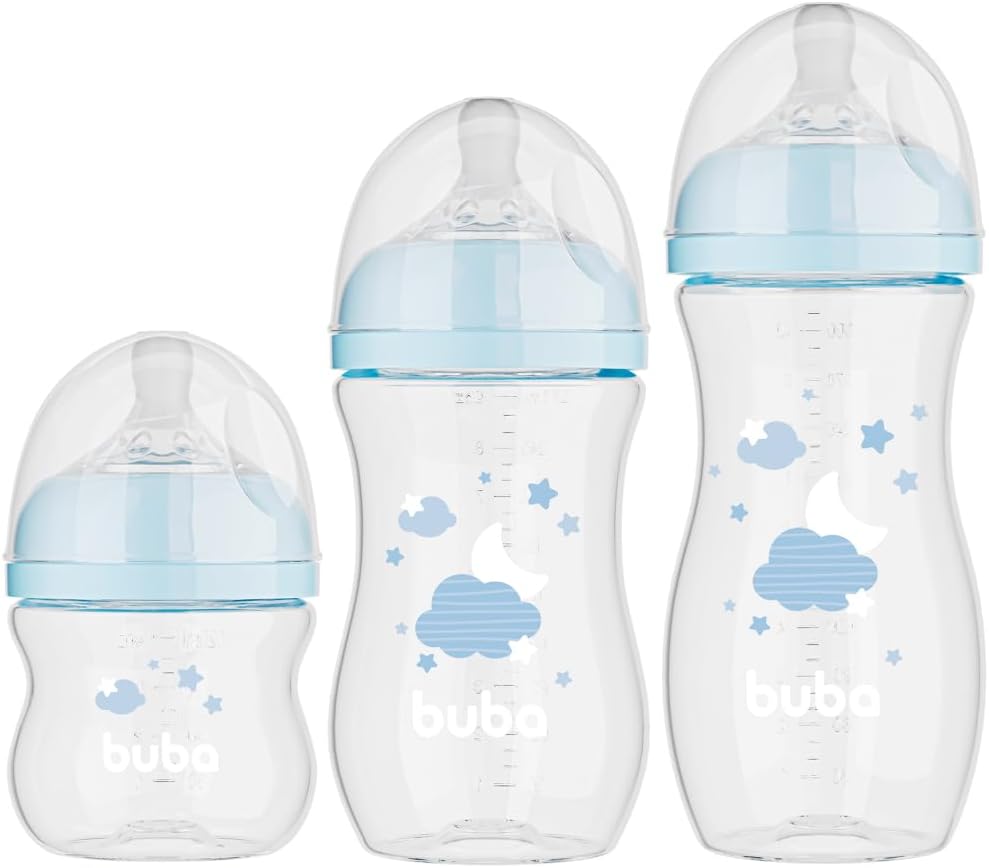 Kit 3 Mamadeiras Buba Easy Flow Nuvem Azul: Vale a Pena?