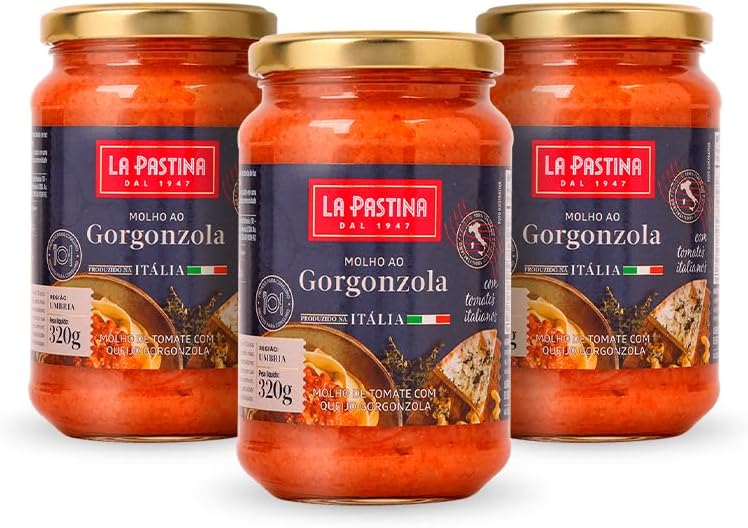 Review Kit 3 Molhos Gorgonzola Italiano 320g La Pastina
