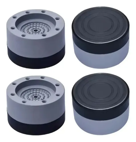 Kit 4 Peças Pé Nivelador para Máquina de Lavar e Secadora - Klarim