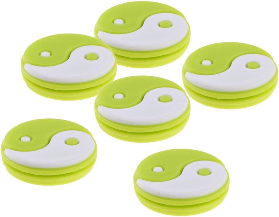 Kit 6 Amortecedores de Vibração YIJU para Raquetes