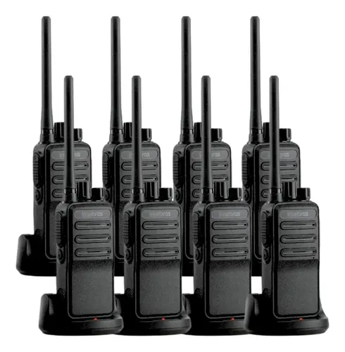 Kit 8 Rádio Comunicador Intelbras RC 3002 com Fone de Ouvido