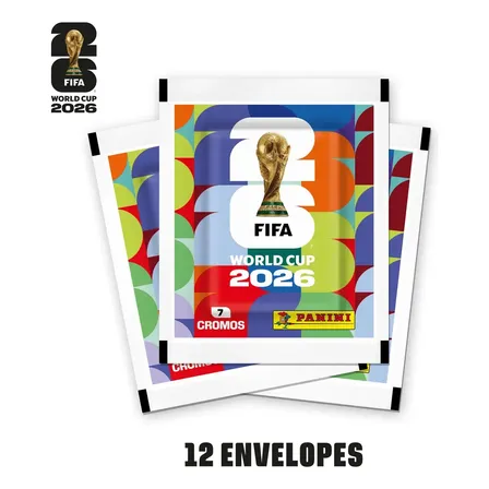 Kit com 84 Figurinhas do Álbum da Copa do Mundo 2026 Panini