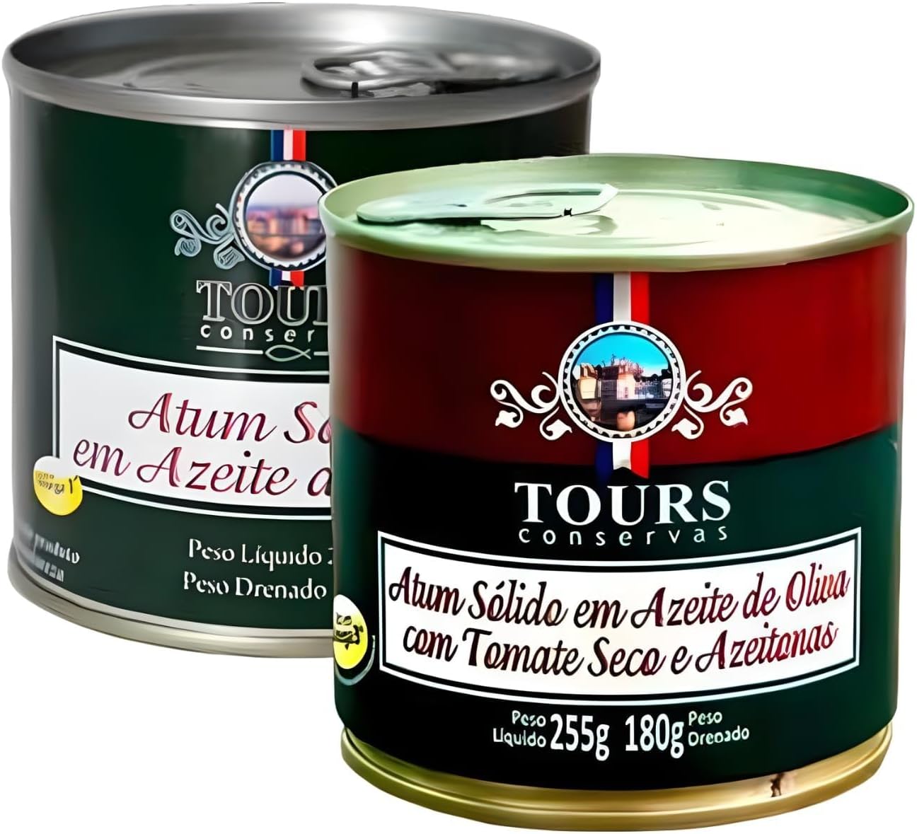 Kit Atum Sólido Tours: Azeite de Oliva e Tomate Seco 255g