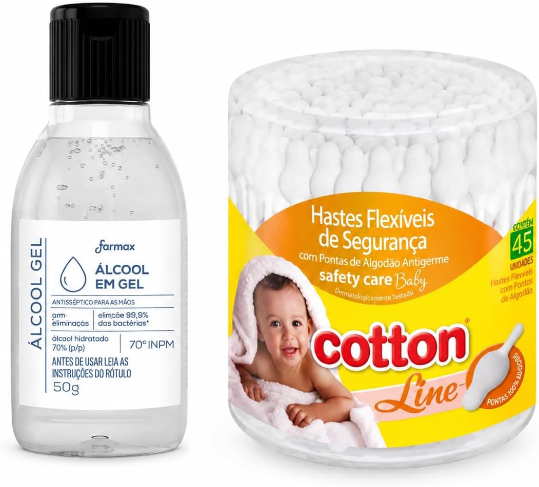 Kit Cuidados Coto Umbilical para Higiene Completa do Recém-Nascido