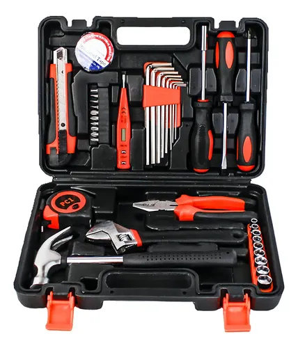 Kit de Ferramentas com Maleta de 38 Peças para Casa e Carro
