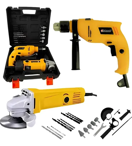 Kit Ferramentas Powapal 650w: Furadeira e Esmerilhadeira em Promoção