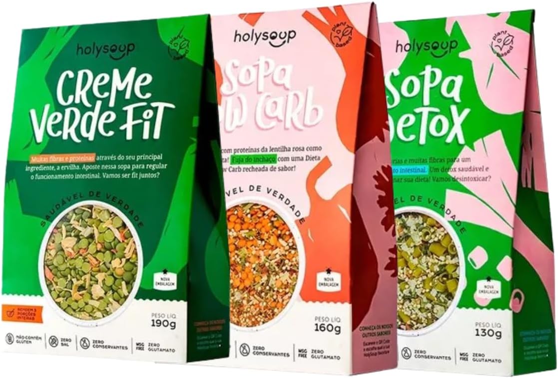 Kit HolySoup Creme Verde, Low Carb e Detox Vale a Pena?