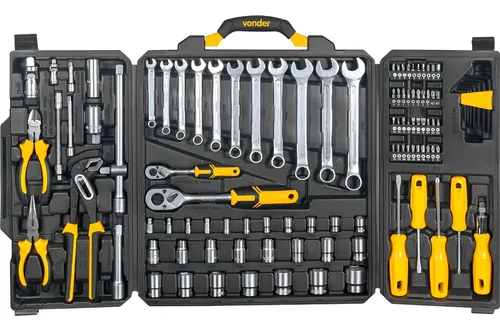 Kit Jogo de Ferramentas Vonder com 110 Peças e Maleta