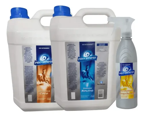 Combo Limpeza Pesada: Sabão Líquido Coco 5L, Shampoo Neutro 5L e Braite