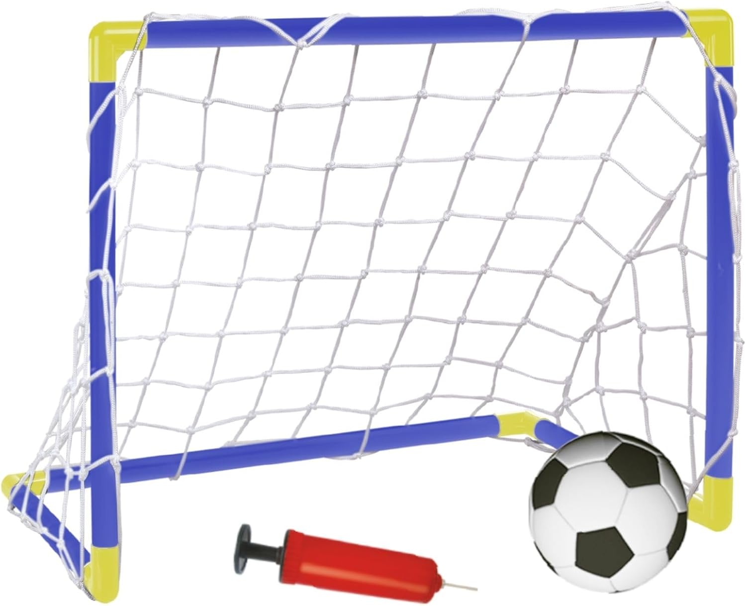 Kit Mini Trave de Futebol Infantil com Bola e Bomba