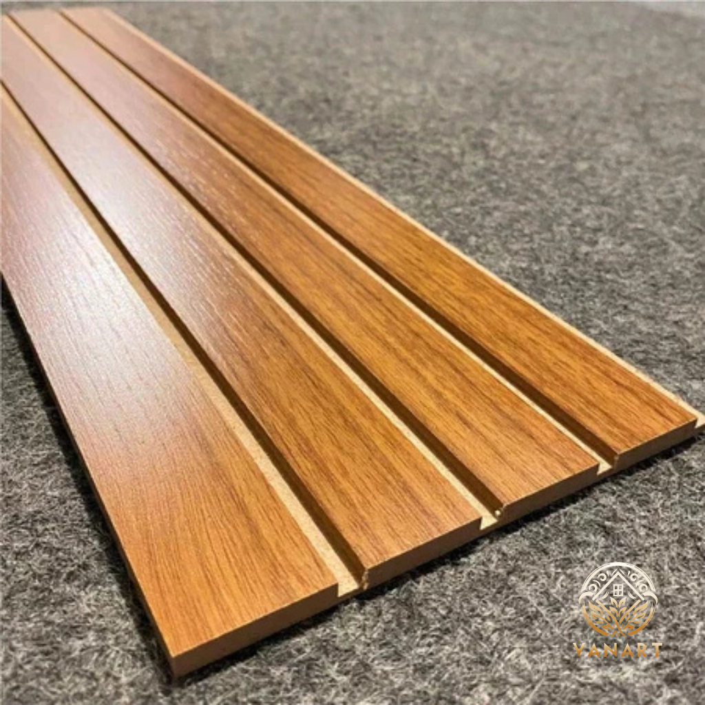 Kit Revestimento Painel de Parede Ripado Decorativo MDF 45x11 cm