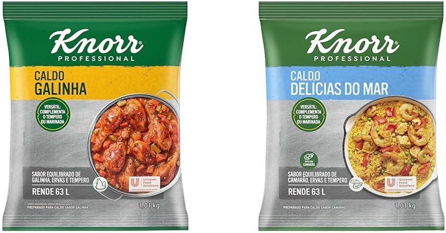 Knorr Professional Kit Caldo Galinha + Delícias do Mar 1,01kg