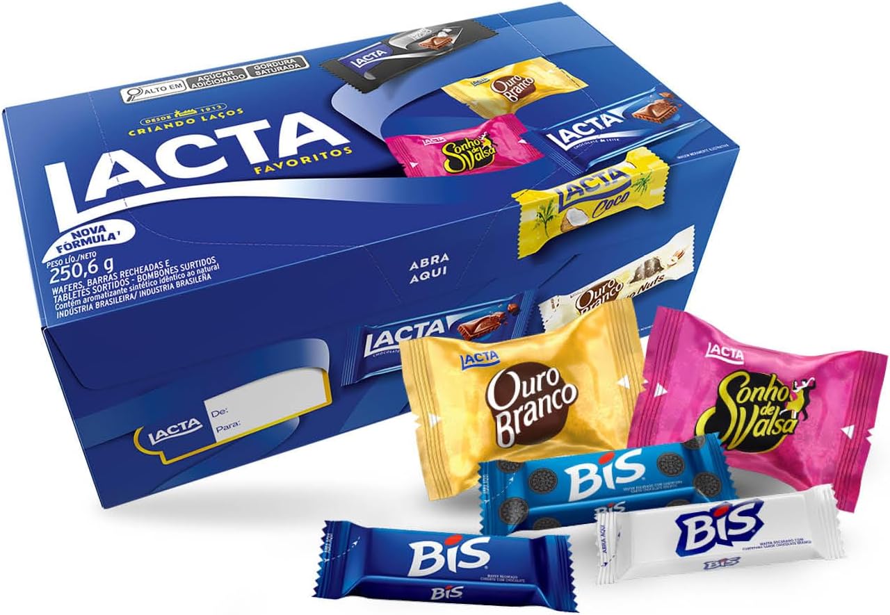Lacta Favoritos: Vale a pena comprar a caixa de variedades de 250g?