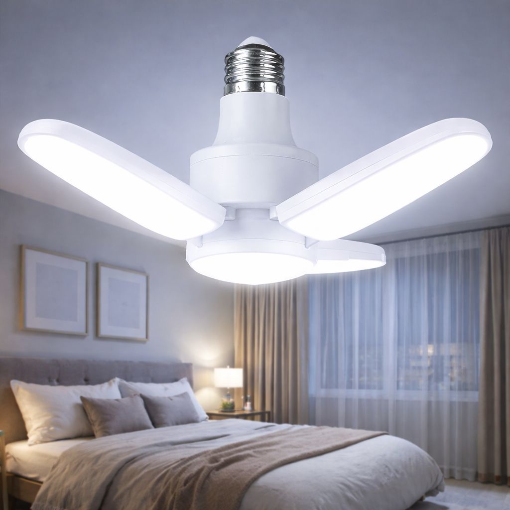 Lâmpada LED Dobrável 28W E27 Bivolt: Vale a pena?