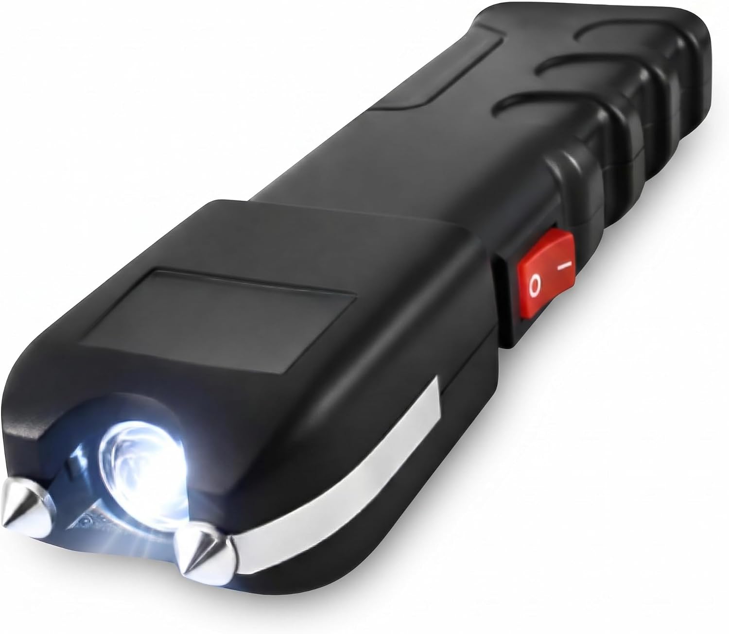 Lanterna Defesa Pessoal LED Tática 2 em 1 Recarregável Bivolt