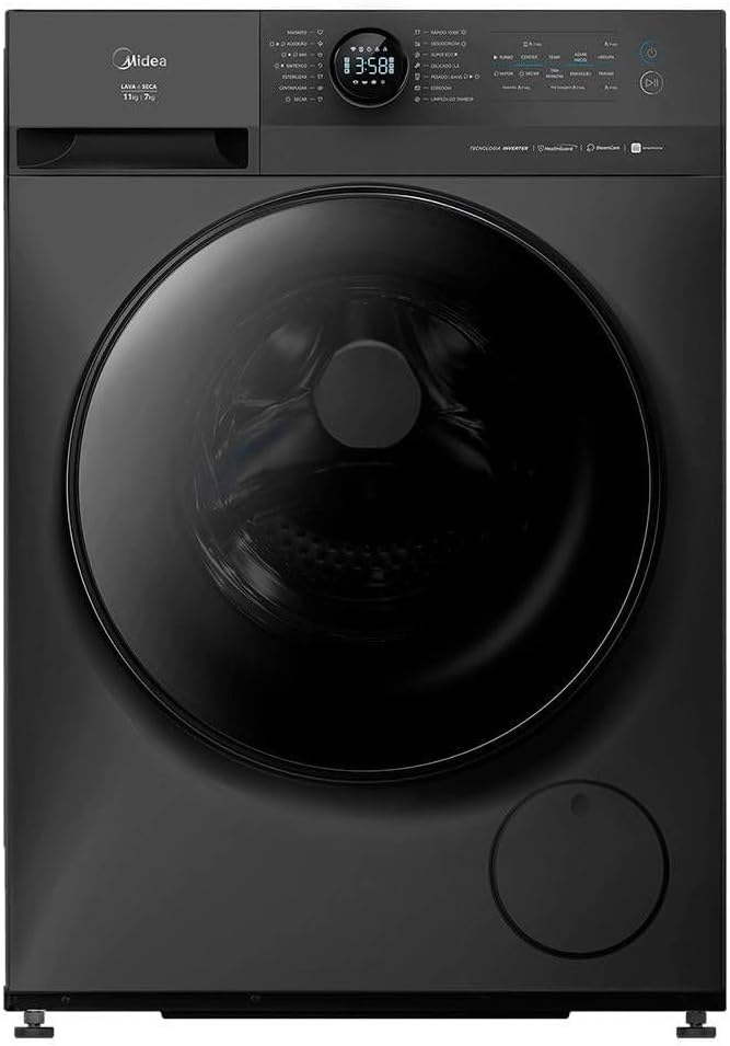 Lava e Seca Midea MF201D110WB 11kg Titânio 110V - Vale a Pena?