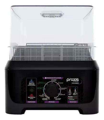 Lava Louças Praxis Portátil Llpp Semi-automática Preto 127v