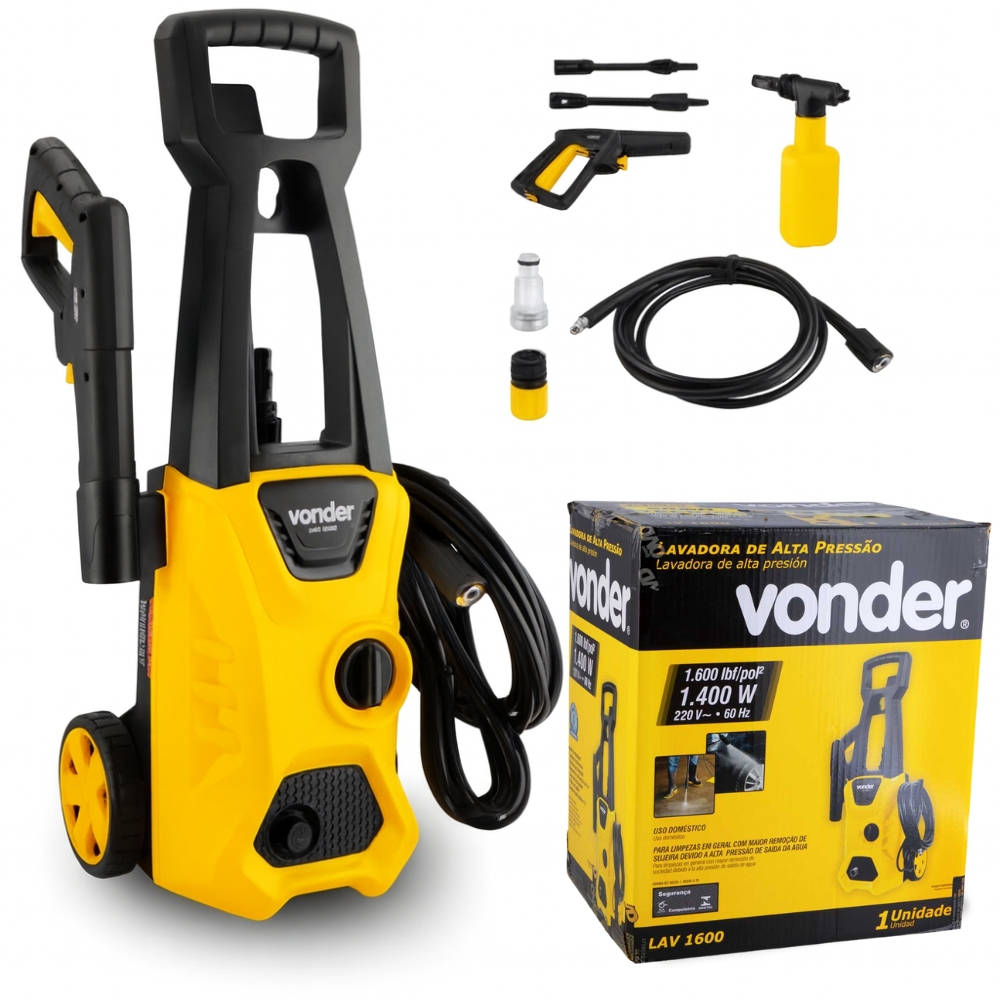 Lavadora de Alta Pressão Vonder LAV 1600 1400W