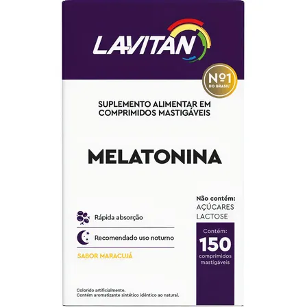 Lavitan Melatonina 0,21mg Mastigável é boa? Análise Completa