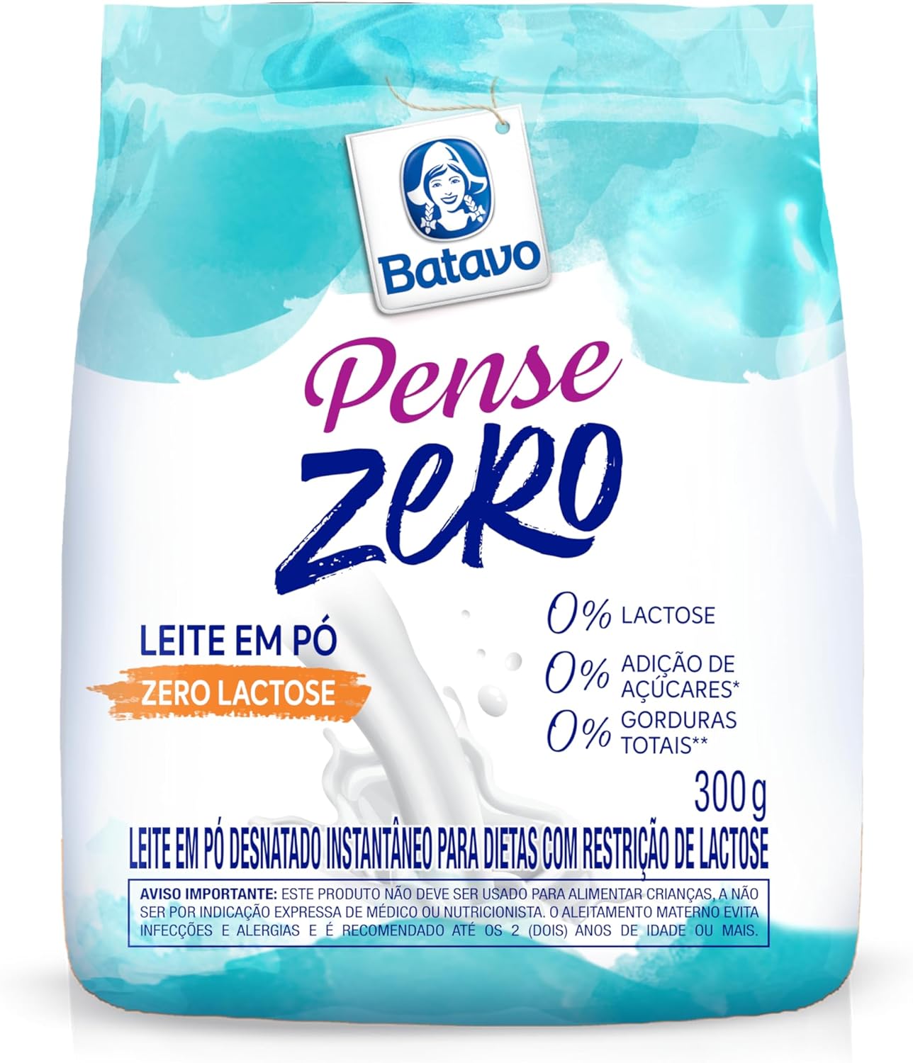 Análise: Leite em Pó Desnatado Instantâneo Batavo Pense Zero 300g