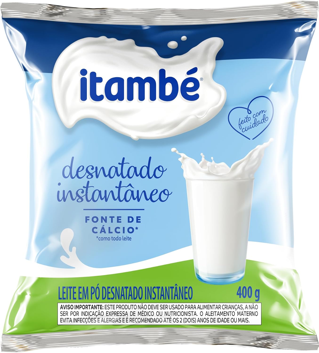 Leite Em Pó Desnatado Instantâneo 400g Itambé