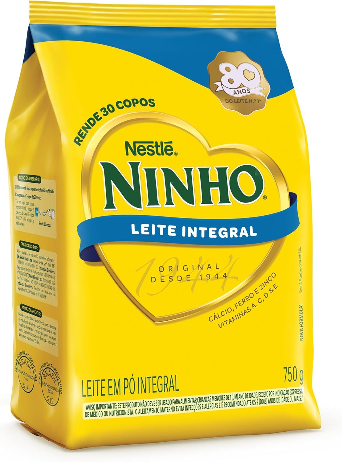 Leite em Pó Ninho Integral Forti+ Pacote 750g: Vale a pena?