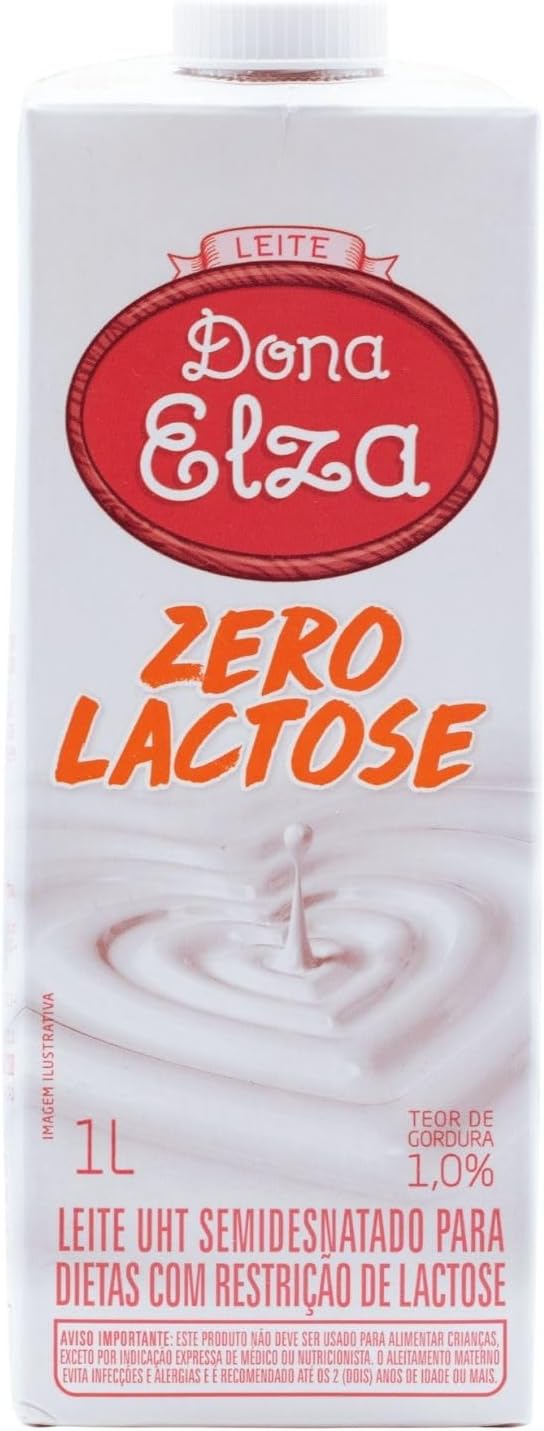 Leite UHT Zero Lactose Dona Elza 1000 ml