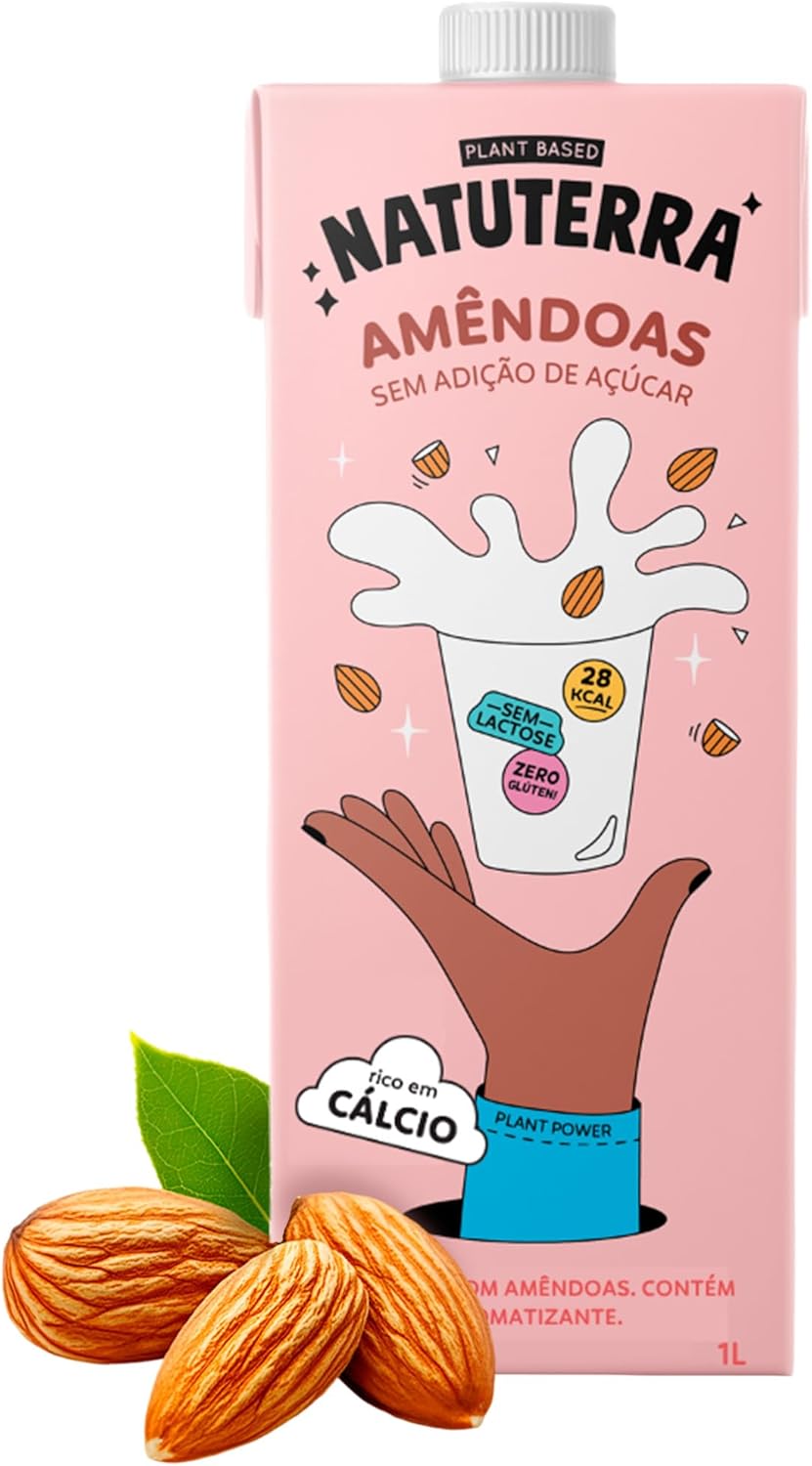 Leite Vegetal de Amêndoas Natuterra 1L: Vale a Pena?
