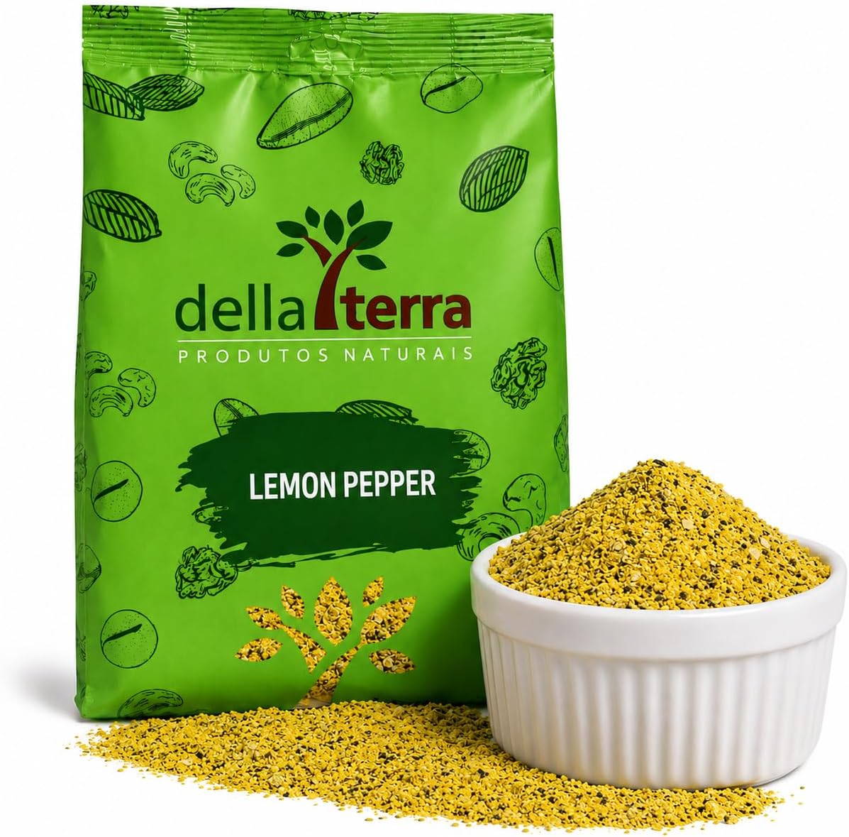 Lemon Pepper Tempero Premium 1 Kg Della Terra