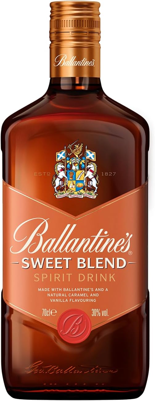 Ballantine's Sweet Blend: Licor de Whisky Caramelo & Baunilha 700ml