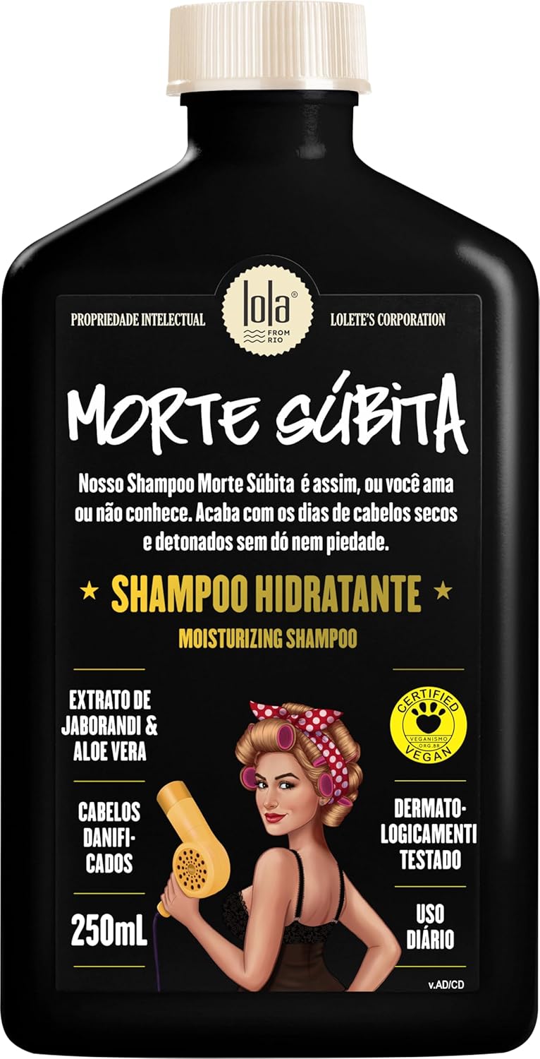 Lola Cosmetics Morte Súbita: Shampoo Hidratante para Fios Danificados
