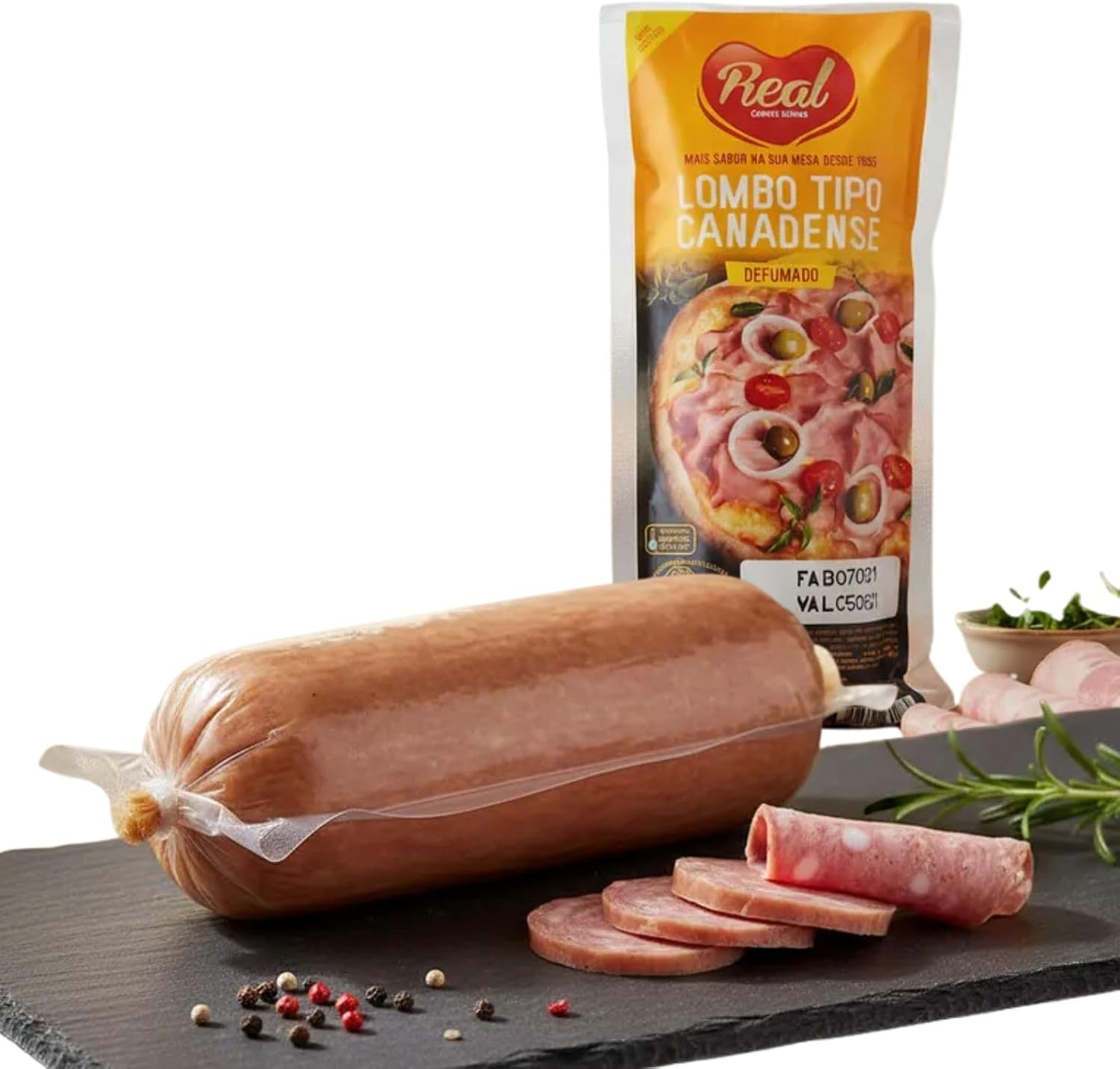 Lombo Canadense Real Defumado Gourmet - Peça 500g