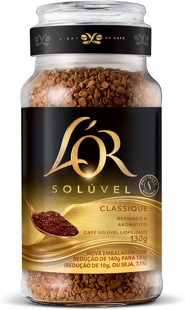 L'OR Café Solúvel Classique: Requinte e Sabor Intensidade 7