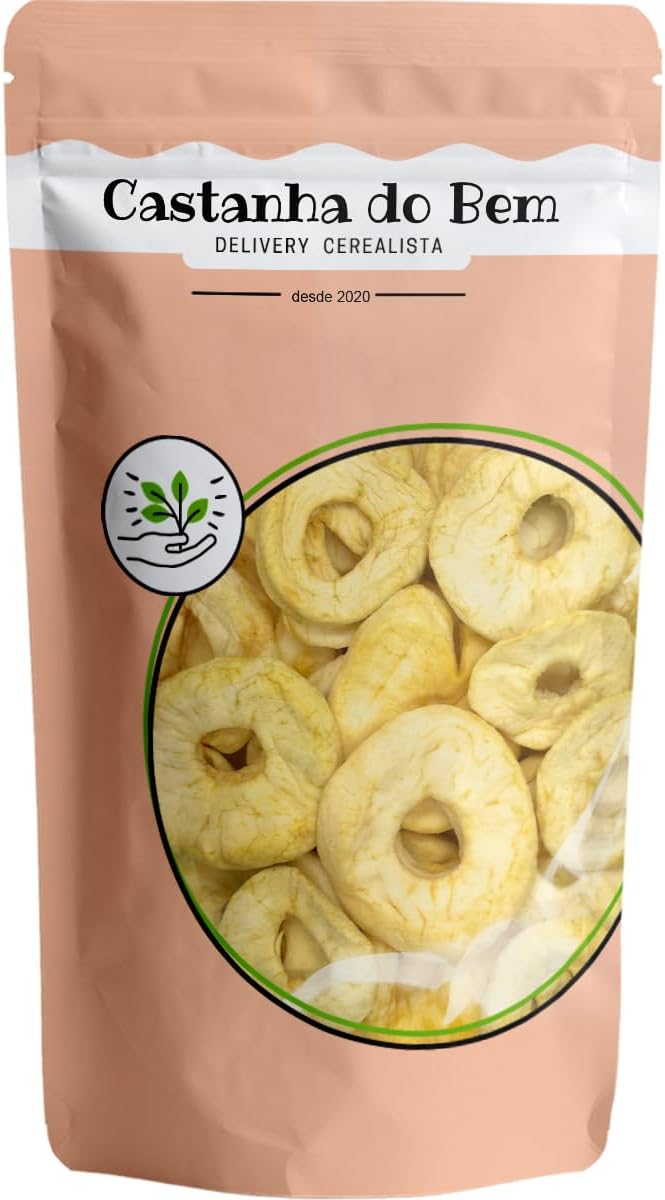 Maçã Desidratada em Rodelas - Castanha do Bem (1kg)