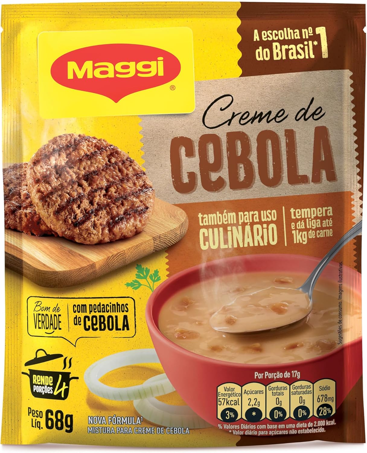 MAGGI Creme de Cebola: Versatilidade no Preparo de Receitas