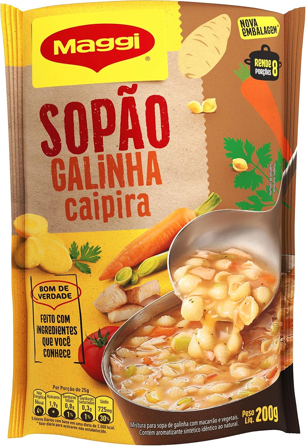 Maggi Sopão Galinha Caipira Sachê 200g: Vale a Pena?