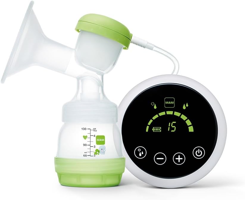 MAM Baby 1: Bomba Tira-Leite Materno 2 em 1 Manual e Elétrica